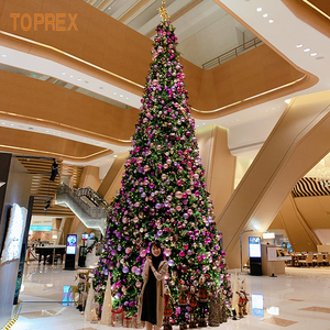 <span class=keywords><strong>Toprex</strong></span> Nouveau Design Luxueux Grand Arbre de Noël Artificiel en PVC de 16, 20, 30 ou 40 pieds pour Décoration Extérieure Commerciale - Product Image 1