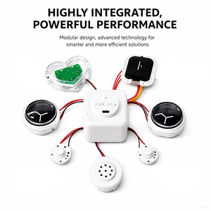 Module d'agent vocal IA 4G personnalisé pour jouets en peluche, RTOS, USB2.0, SPI, 1100mAh, chargement Type-C, capteur tactile, lumière respirante - Product Image 1