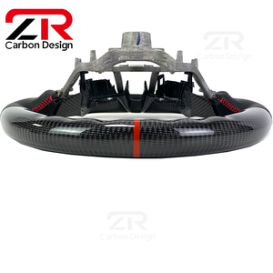 Volante Deportivo Personalizado de Fibra de Carbono para el Interior del Automóvil, para Hyundai Elantra N, I30N, I20N, Veloster N, N-line, <span class=keywords><strong>Fastback</strong></span> - Product Image 6