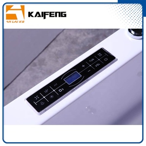 Intérieur Salle de bain blanche <span class=keywords><strong>Sexe</strong></span> Couple <span class=keywords><strong>Baignoire</strong></span> d'hydromassage KF-625 Moderne Cascade Contrôlée par ordinateur <span class=keywords><strong>Baignoire</strong></span> à remous avec douche - Product Image 4