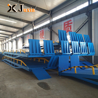 Rampe de chargement et de déchargement mobile hydraulique pliable 8t 10t 12t 15t, quai de chargement mobile pour conteneurs