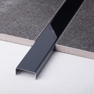 Carrelage moderne en céramique, métal, en forme de U, 1mm, <span class=keywords><strong>acier</strong></span> inoxydable, décoration murale, bordure intérieure, surface miroir, planchers d'appartements - Product Image 4