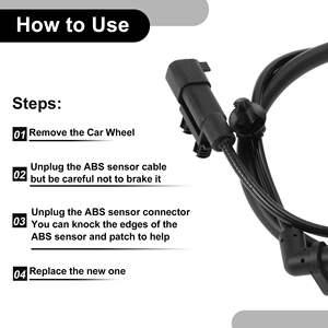 Nuevo Kit de Sensor de Velocidad de Rueda ABS BST No.4743869AD/4743869AE/4743869AF, Juego de Sensor ABS Trasero Izquierdo de 1 <span class=keywords><strong>A</strong></span>ño para Dodge Journey 2014-2020 - Product Image 6