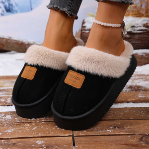 Pantofole da Donna per <span class=keywords><strong>Casa</strong></span>, <span class=keywords><strong>Ciabatte</strong></span> Moda in Pelliccia, Pantofole Morbide e Pelose per Interni, Pantofole Casual Invernali da Donna all'Ingrosso - Product Image 3