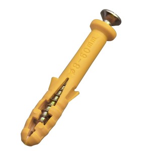 Vis blanches pour armoires avec tubes d'expansion en plastique 6-8 mm, autoperceuses pour murs d'armoires et extensions, design moderne et durable - Product Image 2