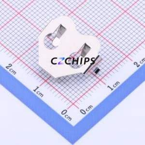 MY-1632-01 Button & Strip Battery Connector Through hole Component (THT) Connector Battery Clip CR1620 Phosphor Bronze Nickel - Product Image 1