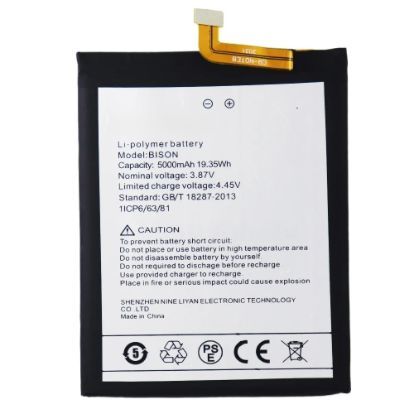 5000mAh Lithium 3.8V BISON Phone Replacement Battery for UMI Umidigi BISON/Bison PRO Phones-in Stock