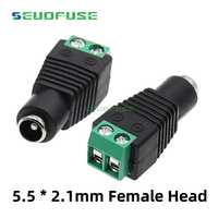 Gleichstromst ecker 12V/24V 5,5*2,1 MM 5,5*2,5 MM Stecker Buchse für LED-Licht leiste DVR Auto Rückfahr überwachungs system