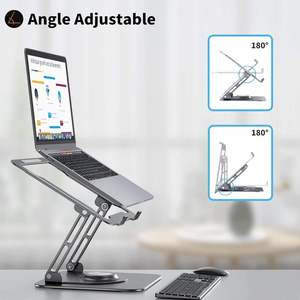 Other <b>Computer</b> <b>Accessories</b> Collapsible Ergonomic Aluminium Vertical Ertical 360 Rotation Height Adjustable Laptop Stands - Product Image 2