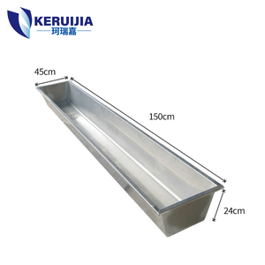 Stainless <strong>Sheep</strong> Feeding <strong>Trough</strong> Cheap Animal Feeders Goat Farm Equipment Stainless Round Bottom Livestock Feed <strong>Trough</strong> - Product Image 4