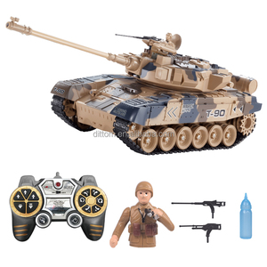 <span class=keywords><strong>Tank</strong></span> de combat RC War King à l'échelle 1/18 2,4 GHz, modèle M1A2 T-90 99G Tiger Leopard avec fonction de tir et effet de fumée - Product Image 6