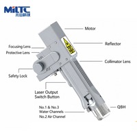 Tête de nettoyage laser SUP-22C, torche laser portative pour le nettoyage industriel des métaux, de la rouille, de la peinture et des revêtements.