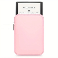 Tas Pelindung D7 dengan Penutup Ritsleting untuk E-Reader 6,8 inci hingga 7 inci Kobo Libra 2/H2O & Kindle Paperwhite