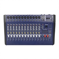 Alimentation fantôme 48V de haute qualité, 12 canaux PMX1202D-USB avec console de mixage amplifiée