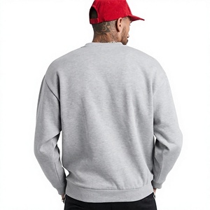 Sweat-shirt en molleton de coton épais unisexe, coupe classique, col rond, pull décontracté, streetwear d'hiver, service OEM, respirant - Product Image 4