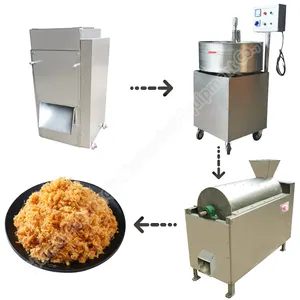 工業用細断鶏肉機械肉フロスパンミートフロス炊飯器