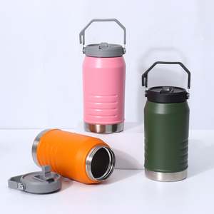 Botella de Agua Térmica de Acero Inoxidable de Gran Capacidad a Prueba de Fugas para Viajes al Aire Libre - Product Image 2