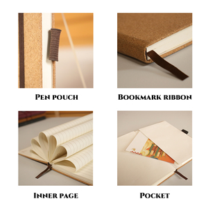 Hot thiết kế tùy chỉnh máy tính xách tay 3 chủ đề a5 kinh doanh máy tính xách tay với bút hàng hóa a5 nút chai bìa a5 b5 a7 kích thước bìa cứng máy tính xách tay - Product Image 5