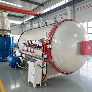 Autoclave composite à <span class=keywords><strong>vide</strong></span> haute pression avec <span class=keywords><strong>pompe</strong></span> automatique, construction en acier au <span class=keywords><strong>carbone</strong></span>, spécial <span class=keywords><strong>pour</strong></span> le <span class=keywords><strong>moulage</strong></span> de fibres de <span class=keywords><strong>carbone</strong></span>, certifié CE - Product Image 5