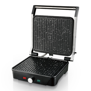 Grille électrique domestique RAF R.570 2000W pour sandwichs et steaks, ouverture à 180 degrés, revêtement antiadhésif, chauffage double face - Product Image 4
