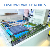 Modèle d'échelle de planification architecturale visuelle 3D moderne pour la conception détaillée de projet d'usine