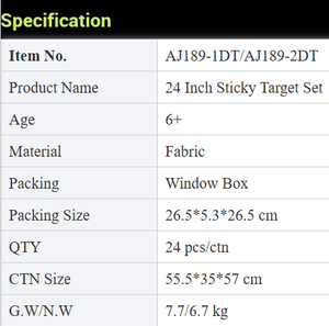 24-inch trẻ em cho <span class=keywords><strong>Velcro</strong></span> dính Bảng Phi Tiêu mục tiêu Mat thiết lập thu nhỏ trò chơi thể thao cho sân sau chất liệu vải - Product Image 6
