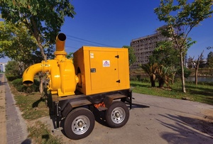 Bomba de agua diésel con cubierta de lluvia insonorizada de 6 pulgadas para construcción, riego de drenaje municipal, minería - Product Image 4