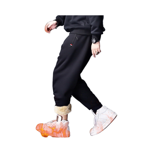 Pantalon de survêtement en polaire doublée Sherpa pour hommes, pantalon de survêtement chaud en laine épaisse thermique d'hiver - Product Image 1