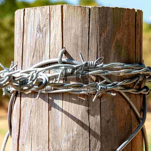 Fernet agrafes en forme de U attaches pour filet de clôture en bois clôture de selle clous en métal robustes réparation de Construction agricole - Product Image 3