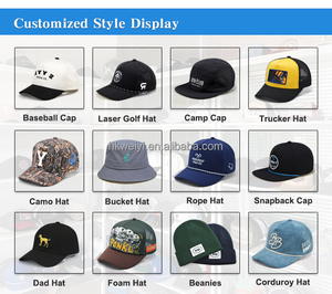 OEM Wholesale High Quality 100% Cotton Plain 6 Panel Baseball Cap Custom Embroidery Logo - Product Image 5