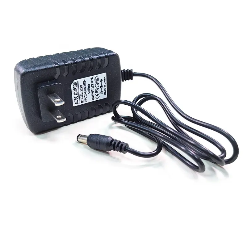 Universal USA Ac Plug 2a 12V Dc Fast Charge Wall Mount AC/DC Power Supply Adapter