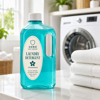Détergent liquide pour lessive Teal Tall Strap Jug, produits de nettoyage, parfum longue durée, fraîcheur persistante