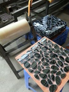 JFX1025 Phật Sơn Cao Sản Xuất Tinh Thể Thủy Tinh <span class=keywords><strong>Mosaic</strong></span> Vát Mài Máy - Product Image 4