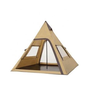 Hot Sale Lightweight 3-Person Oxford Fabric Tipi Tent for Family Team Outdoor <b>Backpacking</b> & Camping - Product Image 6