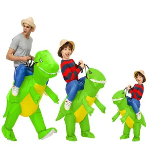 Inflatable khủng long trang phục cưỡi T Rex không khí thổi lên vui Đảng Halloween trang phục cho trẻ em người lớn