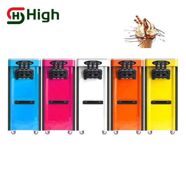 2+1 Flavors Frozen Yogurt Soft Serve Ice Cream Machine Yogurt Yogurt Ice Cream Machine Automated Ice Cream Machine