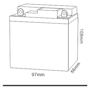 <span class=keywords><strong>Batterie</strong></span> de <span class=keywords><strong>moto</strong></span> TCS <span class=keywords><strong>12V</strong></span> 3Ah YTX3L-<span class=keywords><strong>BS</strong></span> de haute qualité, sans entretien, à bon prix - Product Image 2