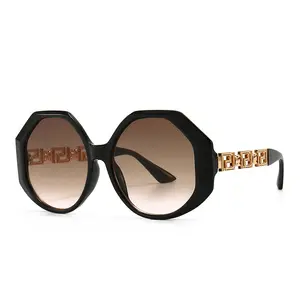 Sunglass 2024 Women Luxury Shades Wholesale Trendy Shade Oversized Men Sun Glasses Sunglasses