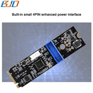 Оптовая Продажа с фабрики, USB 3,0, 19-контактный разъем для NGFF <span class=keywords><strong>M</strong></span>.2, ключ <span class=keywords><strong>M</strong></span> + B интерфейсный адаптер конвертер карты с кабелем питания Molex 4Pin - Product Image 4