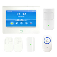 Sistema de Alarma de Seguridad para el Hogar Portátil Lora con Pantalla Táctil Grande de 7 Pulgadas, ABS, 4G, Wi-Fi, Sensores para Puertas/Ventanas, Seguridad para Patio, Multilingüe