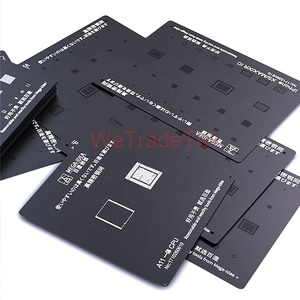 QIANLI Mega IDEA A8-A15 foro quadrato rotondo 2 in 1 IC/CPU latta per piantare acciaio nero per Iphone 5-13pro Max - Product Image 4