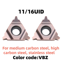 11UID 16UID 22UID Thread Milling Cutter Insert 1.5-5.0mm CNC Deep Hole T-shaped Threading Carbide Turing Insert TR2 2.5 3 4 5