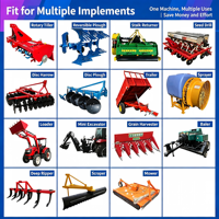 Mini-tracteur tout-terrain 4x4 haute puissance pour préparation des terres agricoles et maraîchères, disponible en version OEM