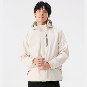 <span class=keywords><strong>Veste</strong></span> à capuche épaisse pour homme et <span class=keywords><strong>femme</strong></span>, coupe-vent, <span class=keywords><strong>imperméable</strong></span>, avec fermeture éclair, en Teflon DuPont, pour l'alpinisme - Product Image 1