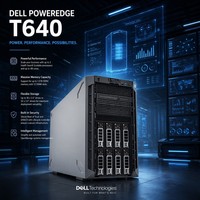 Servidor en Torre PowerEdge T640 con Procesador Xeon Escalable, Alto Rendimiento para IA, Aprendizaje Automático y Centros de Datos, Disponible en Stock