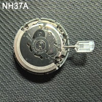 Remise en gros Mouvement NH37A Original Automatique Mécanique Acier Inoxydable 24 Rubis Indicateur 24 Heures Pièces de Montre pour Réparation
