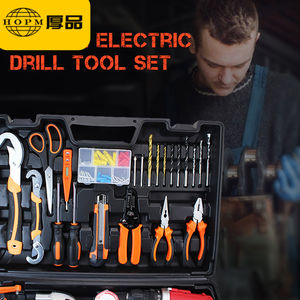 ... Kit de herramientas de hardware multifunción para el hogar, 59 piezas, electricista, enchufe de combinación de plástico impermeable dedicado - Product Image 4