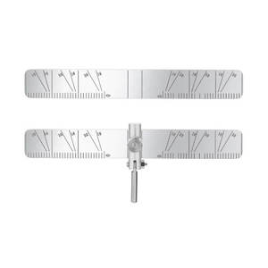 Autoclavable Manual <strong>Dental</strong> <strong>Implant</strong> Locating <strong>Guide</strong> <strong>Surgical</strong> Positioning 2-Angle Ruler for Dentist - Product Image 2