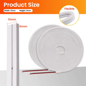 En venta 5M 6x12mm 8x16mm Luz <span class=keywords><strong>de</strong></span> neón 12V Tira <span class=keywords><strong>de</strong></span> neón Rgb <span class=keywords><strong>de</strong></span> un solo color Silicona Pvc Led Flex <span class=keywords><strong>Neon</strong></span> Sign Light - Product Image 3