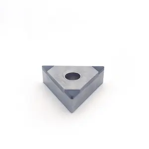 Fabricante Venta caliente 3 CONSEJOS TCGW160408 CNC Insertos de diamante Herramienta de torneado Inserto PCD